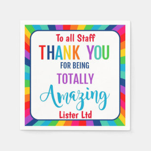 Thank you for being totally awesome napkin