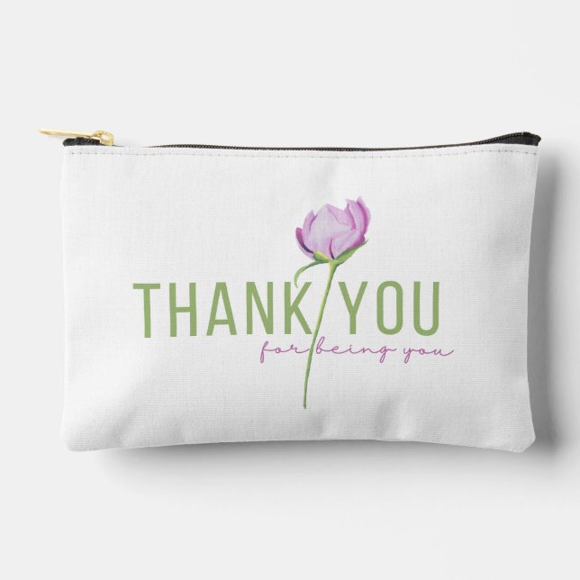 Thank You For Being You Accessory Pouch (Front)