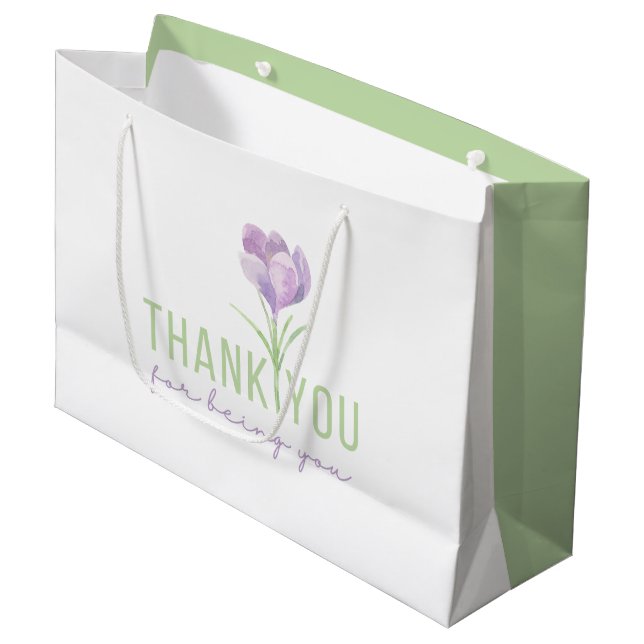 Thank You For Being You Gift Bag (Front Angled)
