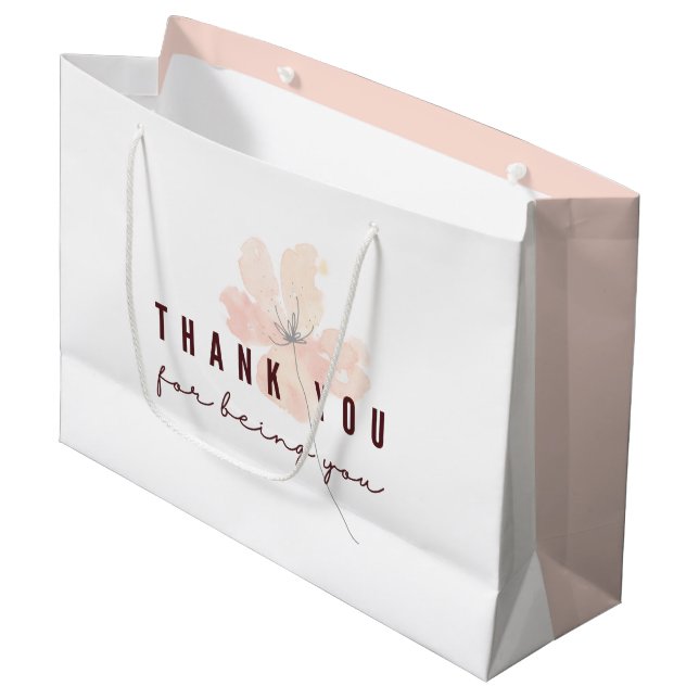 Thank You For Being You Gift Bag (Front Angled)