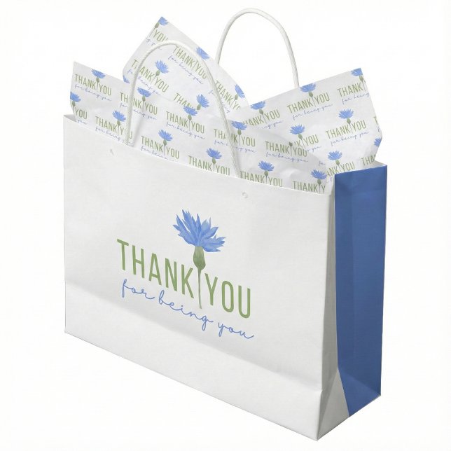 Thank You For Being You Tissue Paper (Show your gratitude with this, "Thank you for being you" tissue paper! Matching gift bag available.)