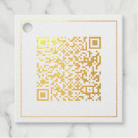 Thank You For Business Gold Logo Barcode QR CODE