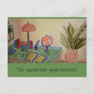 Thank you for Business Postcard