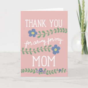 Thank You for Caring for My Mum Card