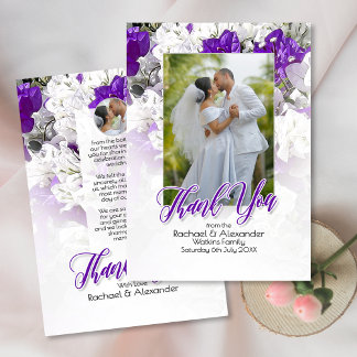 Thank You for Celebrating Our Wedding Cards