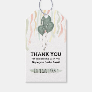 Thank you for Celebrating With Me Favour Tag