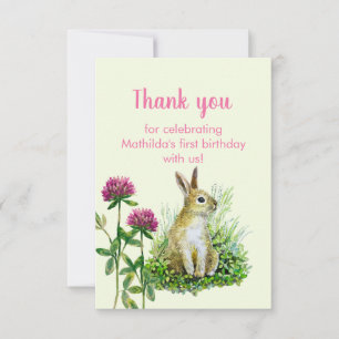 Thank you for celebrating with our bunny card