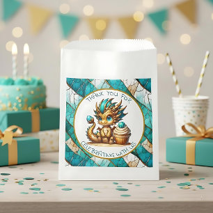 Thank You for Celebrating with Us Dragon Birthday Favour Bag