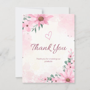 Thank you for choosing our products  postcard