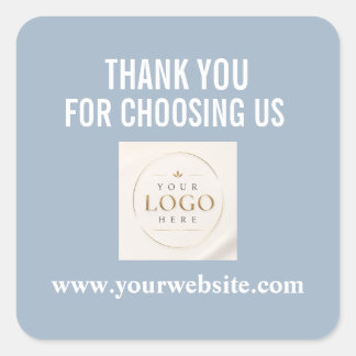 Thank You For Choosing Us Business Order Sticker