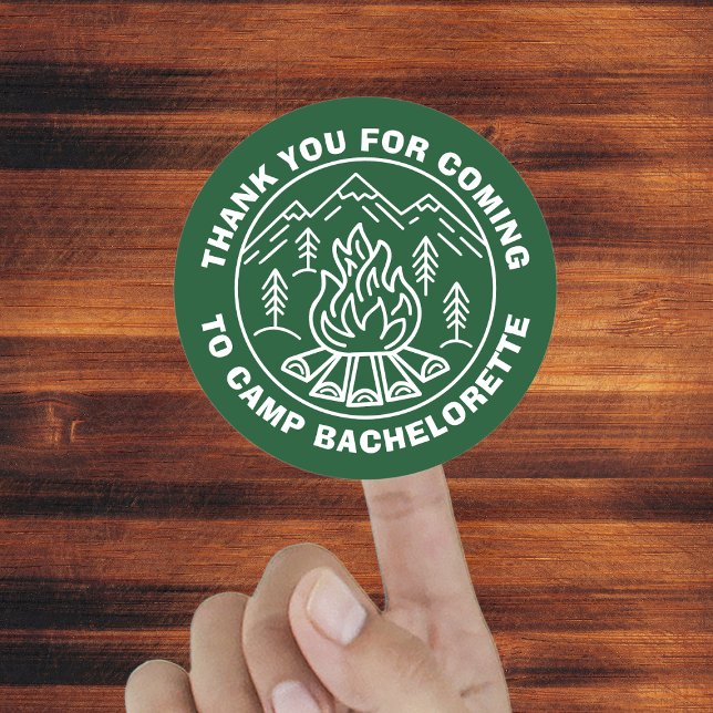 Thank You For Coming Camp Bachelorette Classic Round Sticker (Thank You For Coming Camp Bachelorette Classic Round Sticker
)