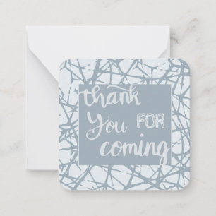 Thank you for Coming Card