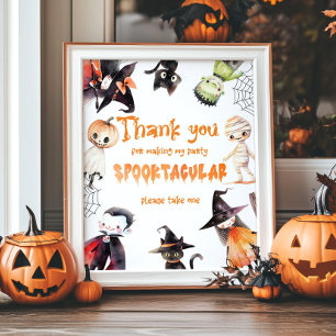 Thank you for coming Halloween costume party Poster