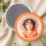 Thank You For Coming Modern Preppy Custom Photo Magnet<br><div class="desc">This simple and modern design is composed of serif typography and add a custom photo."Thank You For Coming To My Party" on top of your custom photo. Perfect for birthday party favours or give-aways,  or gift bags,  anniversaries,  or any other party!</div>