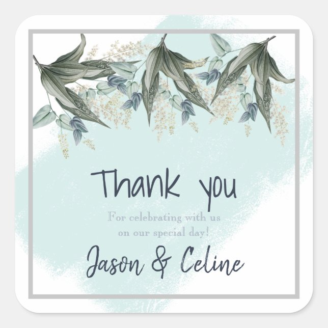 Thank you for Coming Sticker (Front)