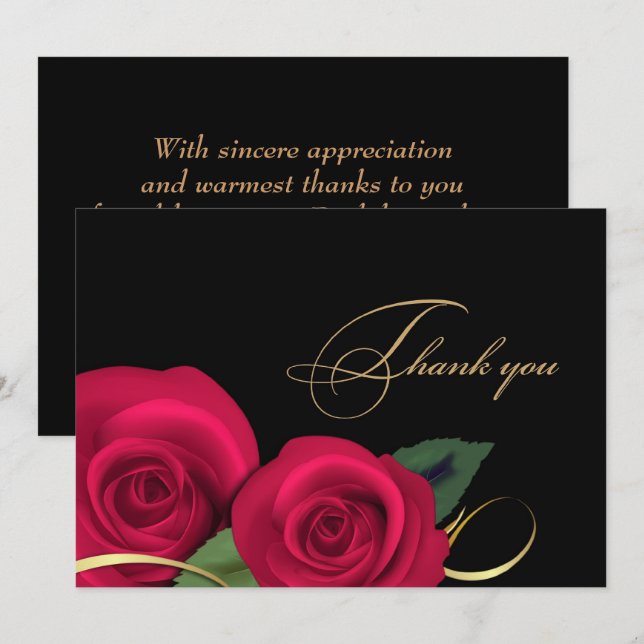 Thank You for coming to my Birthday Cards (Front/Back)