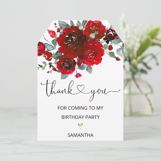 Thank You For Coming To My Birthday Party (Standing Front)