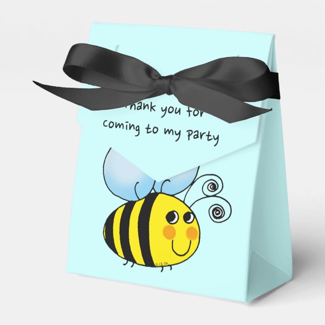 Thank you for coming to my birthday party favour box (Front Side)