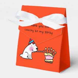 Thank you for coming to my party (cake) favour box