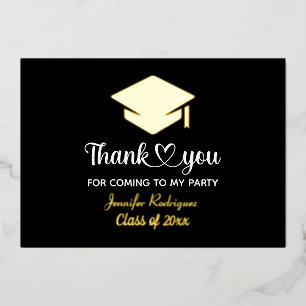 Thank You For Coming To My Party Graduation Cap