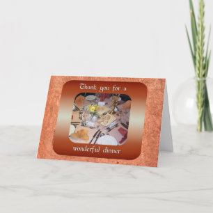 Thank You for Dinner Card