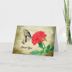 Thank You for Dinner Card, Butterfly