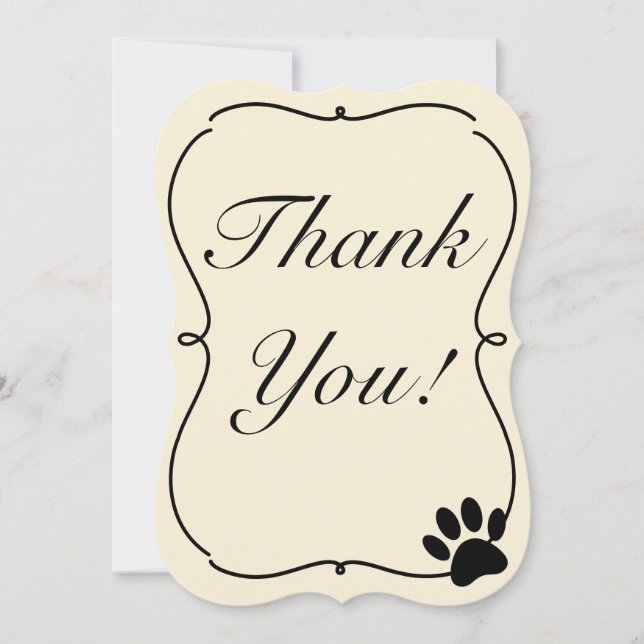 Thank You For Dog Parties And Events (Front)