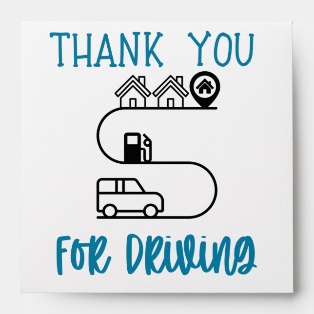 Thank You for Driving Envelope (Front)