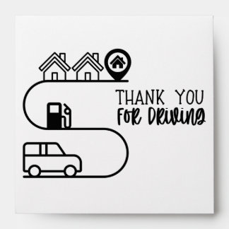 Thank You for Driving in Service Envelope