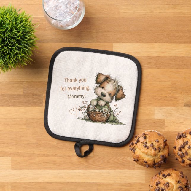 Thank you for everything, Mom! Pot Holder (Top Down)