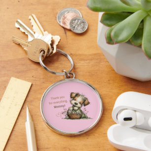 Thank you for everything, Mum! Key Ring