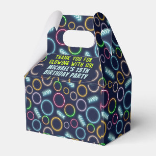 Thank You for Glowing Neon Glow in the Dark Party Favour Box
