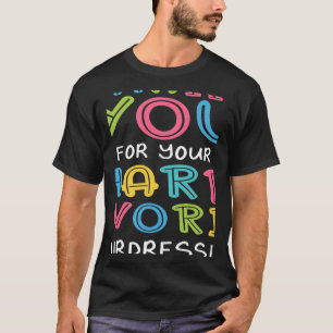Thank You For Hard Work Hairdresser Sayings Hairst T-Shirt