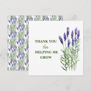 THANK YOU for HELPING ME GROW! Card