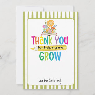 Thank you for helping me grow card holder voucher