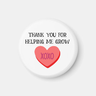 Thank You For Helping Me Grow Teacher   Magnet