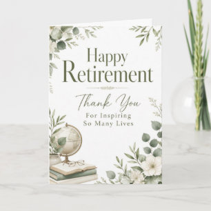 Thank You For Inspiring So Many Lives Card