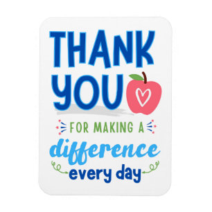 Thank You for Making a Difference Magnet