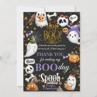 Thank You for Making My 1st Boo-day Spooktacular  Card