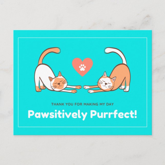 THANK YOU FOR MAKING MY DAY POSTCARD (Front)