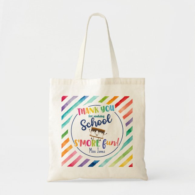 Thank you for making school SMore teacher like you Tote Bag (Front)