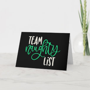 **THANK YOU FOR MAKING THE NAUGHTY LIST** HOLIDAY CARD