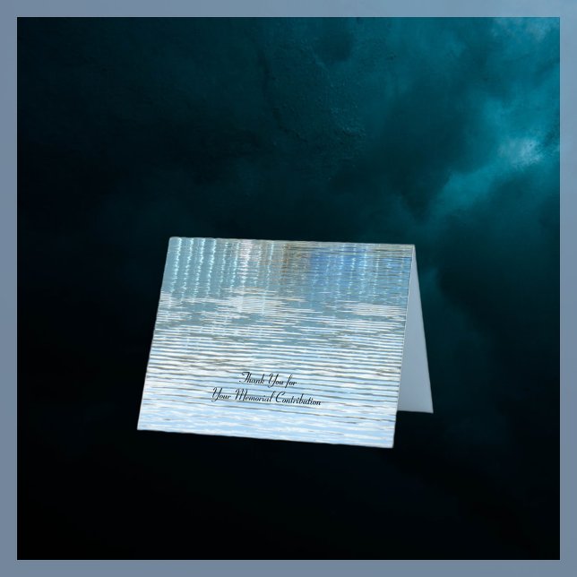 Thank You for Memorial Contribution, Reflection (Creator Uploaded)