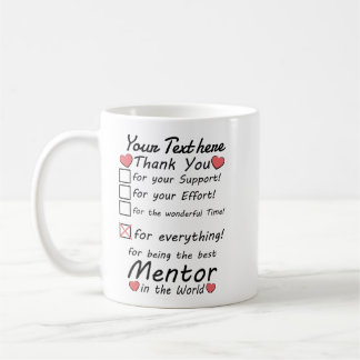 Thank You for Mentor Teacher End of Year Coffee Mug