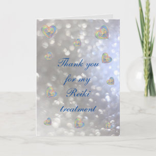 Thank you for my Reiki treatment Card
