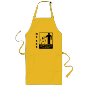 Thank You for Not Littering Your Mind Religion Long Apron