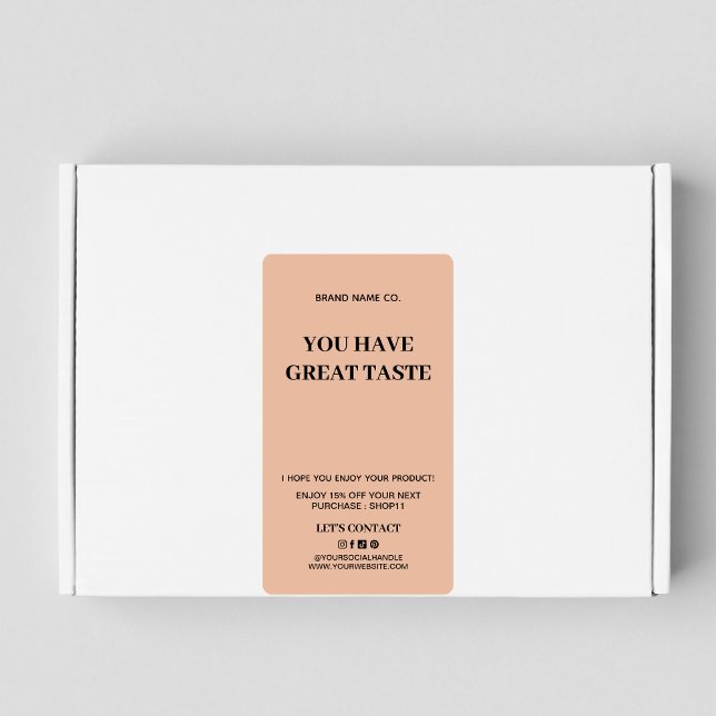 Thank You For Order Modern | You Have Great Taste (Creator Uploaded)