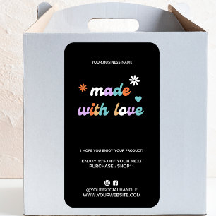 Thank You For Order Retro Made with love