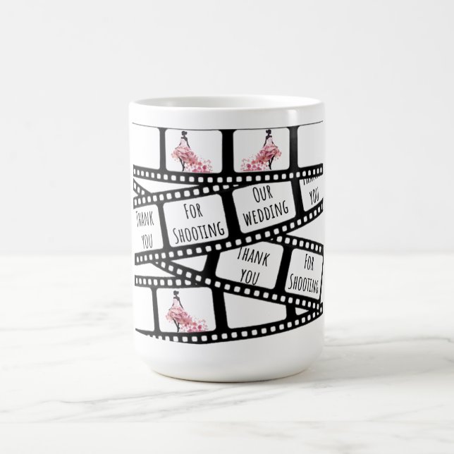 Thank you for photographing our wedding magic mug (Center)