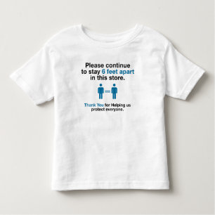Thank You For Practicing Social Distancing Toddler T-Shirt